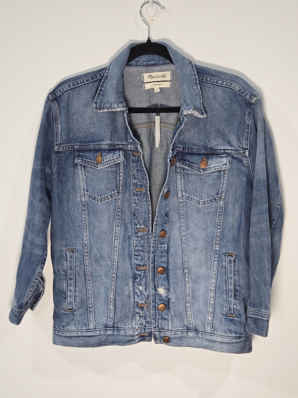 Madewell Sz Small Oversized Jean Jacket